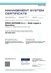 certificato
