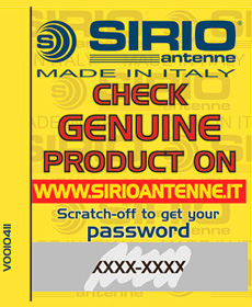 cartellino anticontraffazione